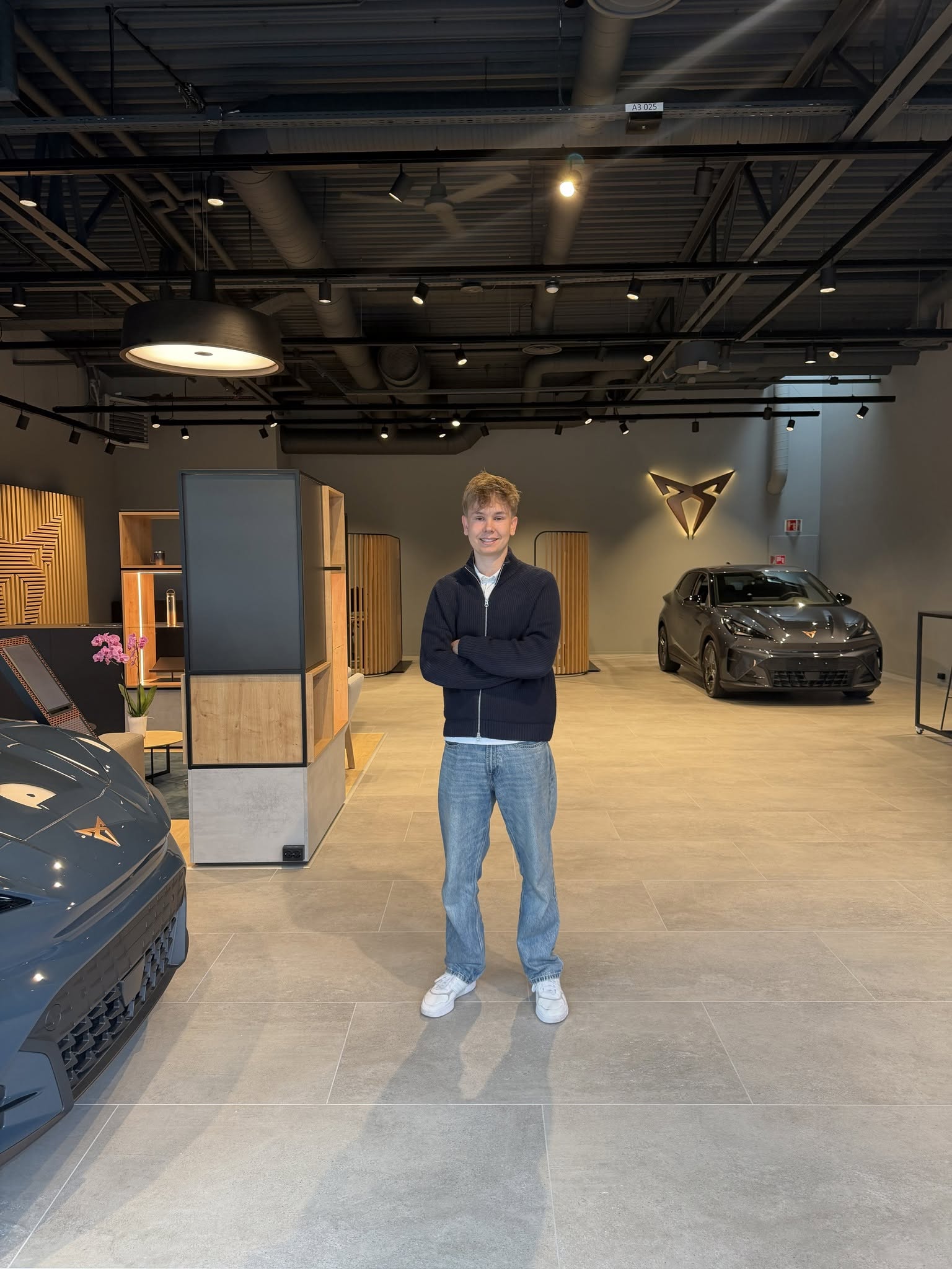 2024 cupra formentor hybrid car in century bronze matt charging with wall charger